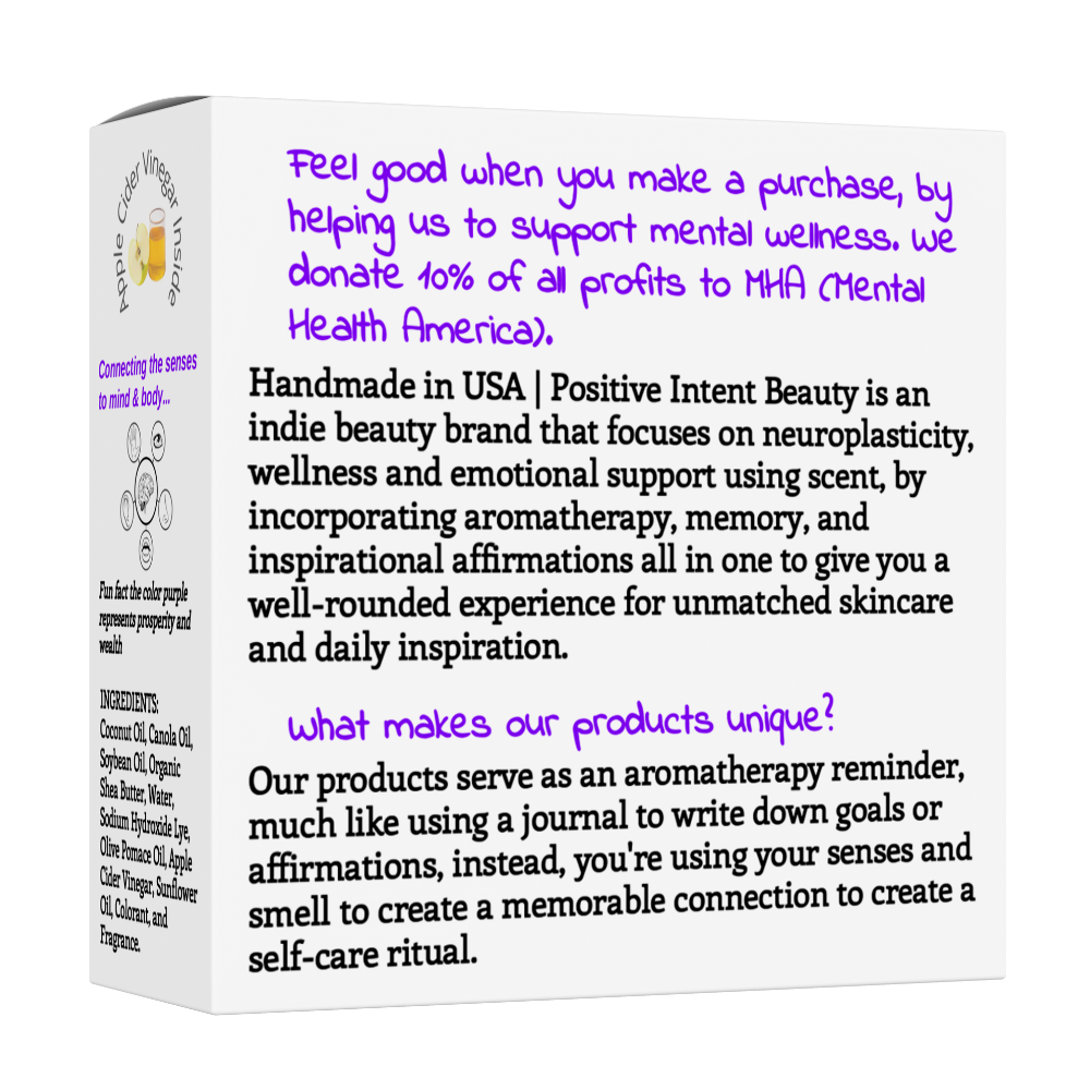 Detoxing Apple Cider Vinegar Cleansing Bar