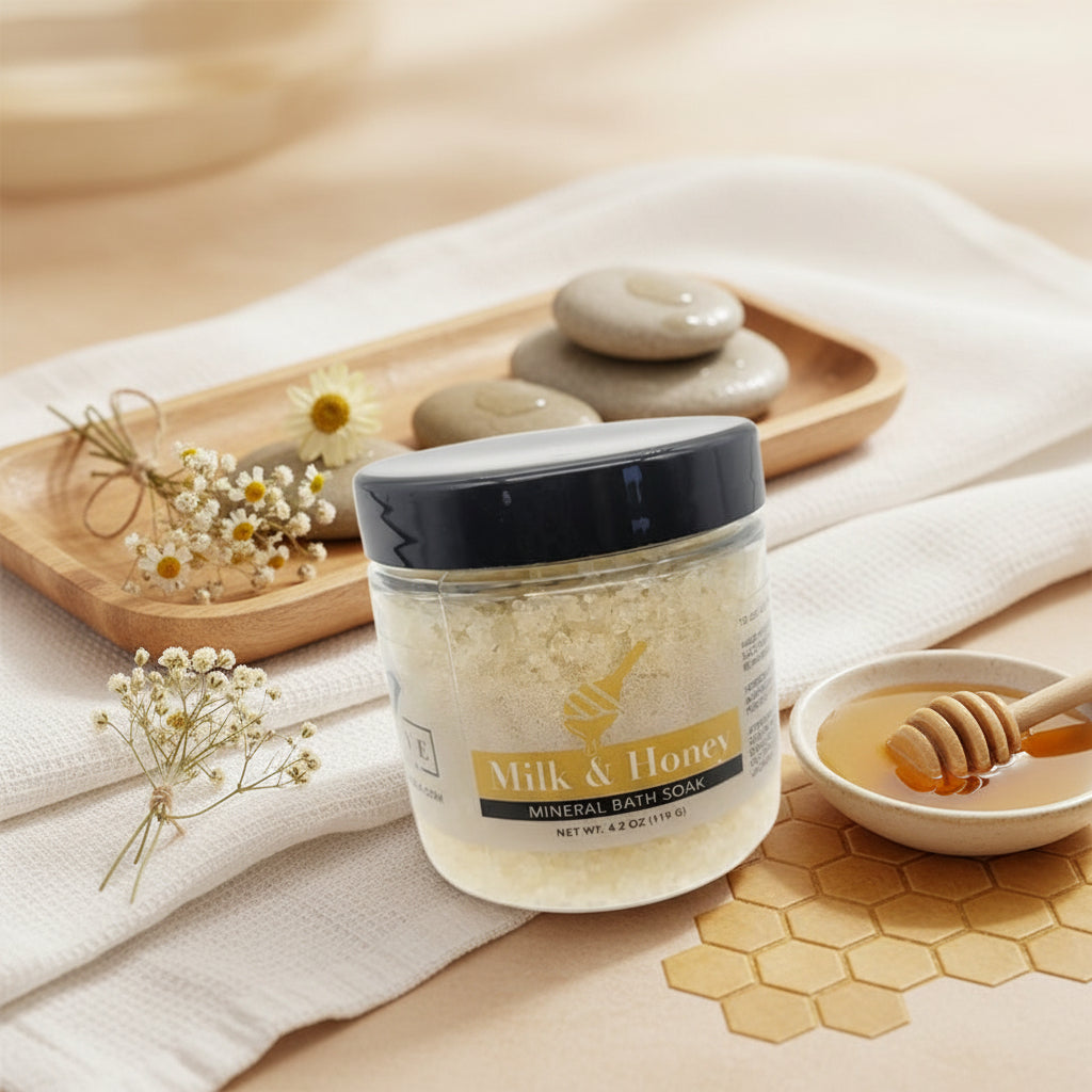 Mineral Soak - Milk & Honey (Bath Salt) Mini-0