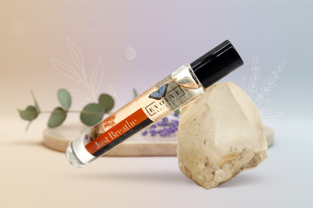 Gemstone Essential Oil Roll On - Just Breathe