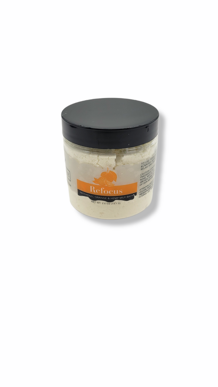 Milk Bath - Refocus (Patchouli, Orange, & Hempseed Oil) Mini-0