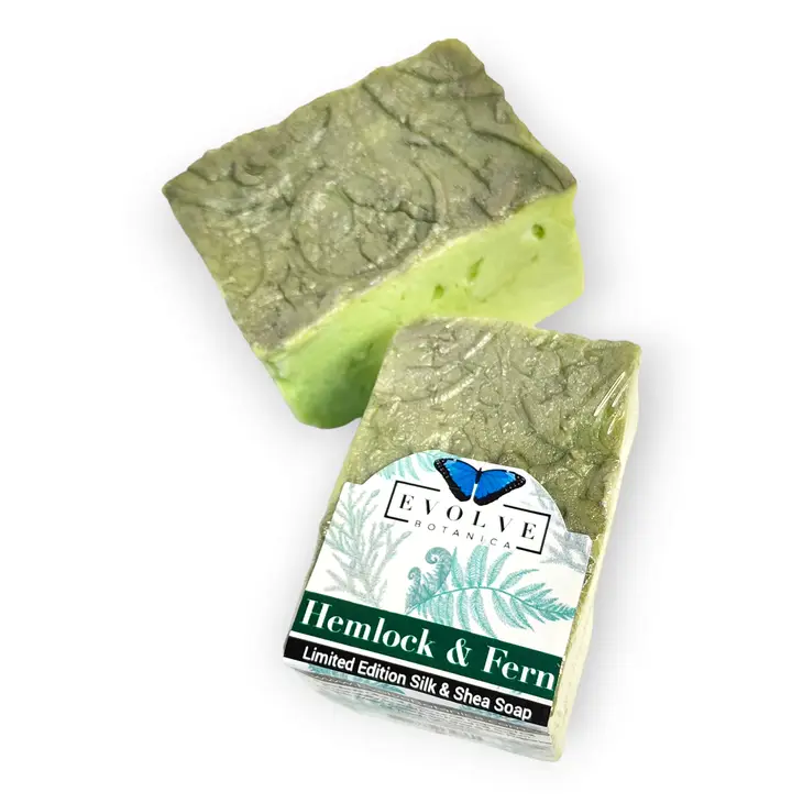Specialty Soap - Hemlock & Fern (Seasonal, Spring, Dad)-2