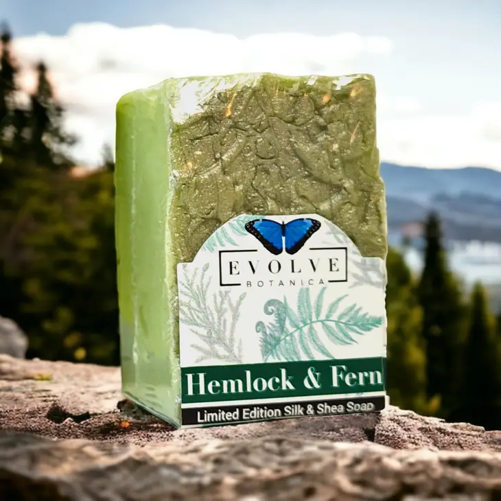 Specialty Soap - Hemlock & Fern (Seasonal, Spring, Dad)-3