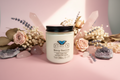 Wood Wick Crystal Soy Candle - Berry Vanilla (Rose Quartz)-0