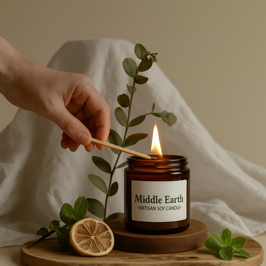 Middle Earth Artisan Soy Candle